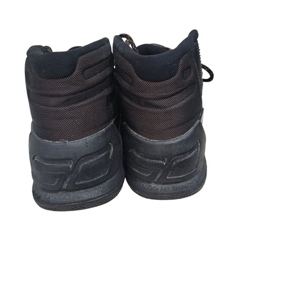 Under Armour Curry 5 Black & Copper High Top Basketball Shoes Size 11.5 - Picture 4 of 9